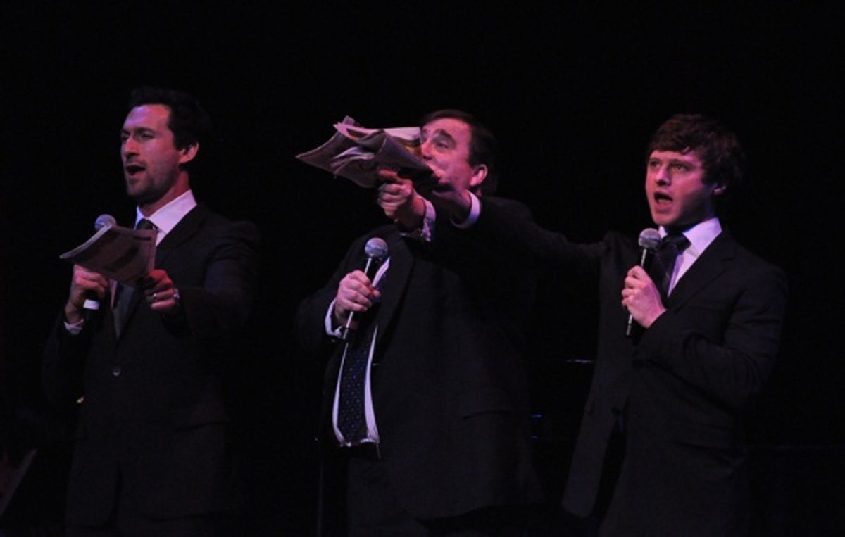 Aaron Lazar, Bill Daugherty and Bobby Steggert at 