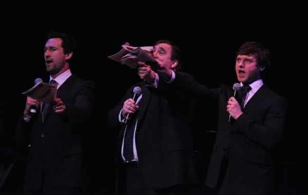 Aaron Lazar, Bill Daugherty and Bobby Steggert Photo