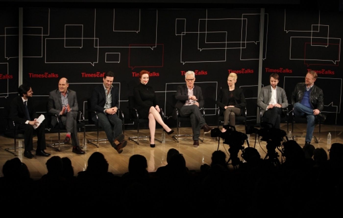 Photo Coverage: TimesTalks - A Conversation with MAD MEN  Image