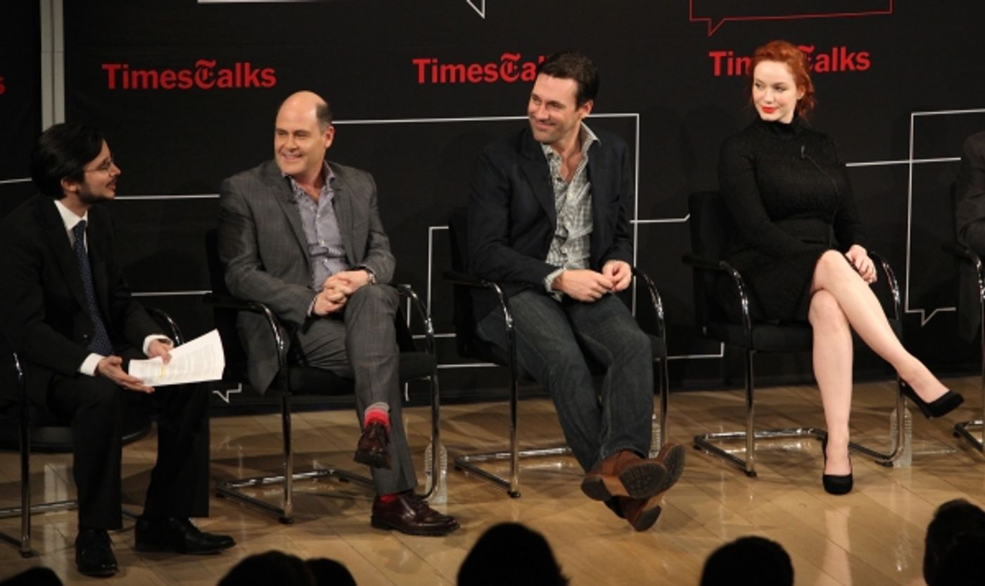 Photo Coverage: TimesTalks - A Conversation with MAD MEN  Image