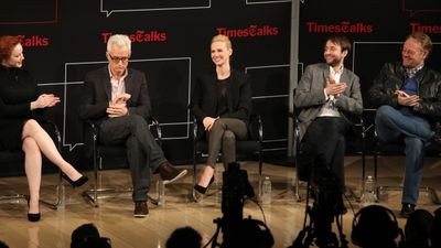 Christina Hendricks, John Slattery, January Jones, Vincent Kartheiser and Jared Harri Photo
