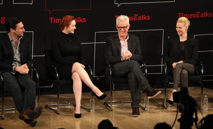 Photo Coverage: TimesTalks - A Conversation with MAD MEN Image