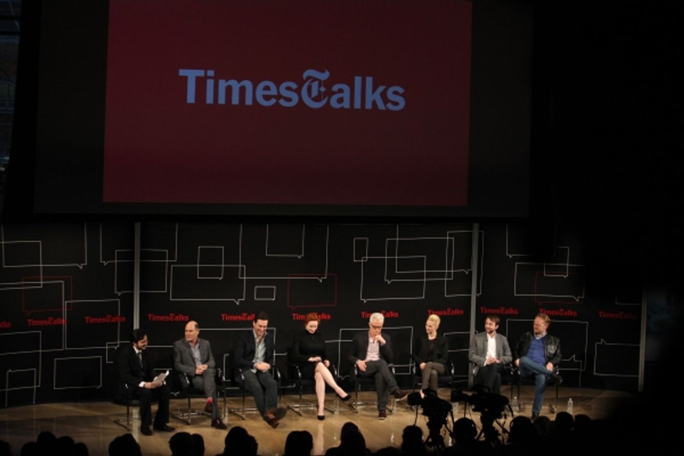 Photo Coverage: TimesTalks - A Conversation with MAD MEN  Image