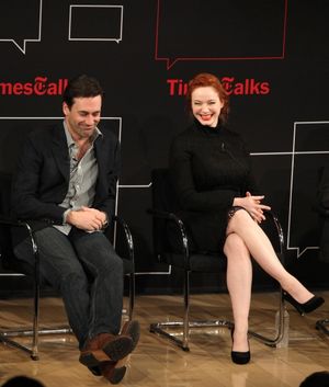 Jon Hamm, Christina Hendricks  Photo