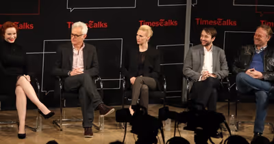 Christina Hendricks, John Slattery, January Jones, Vincent Kartheiser and Jared Harri Photo