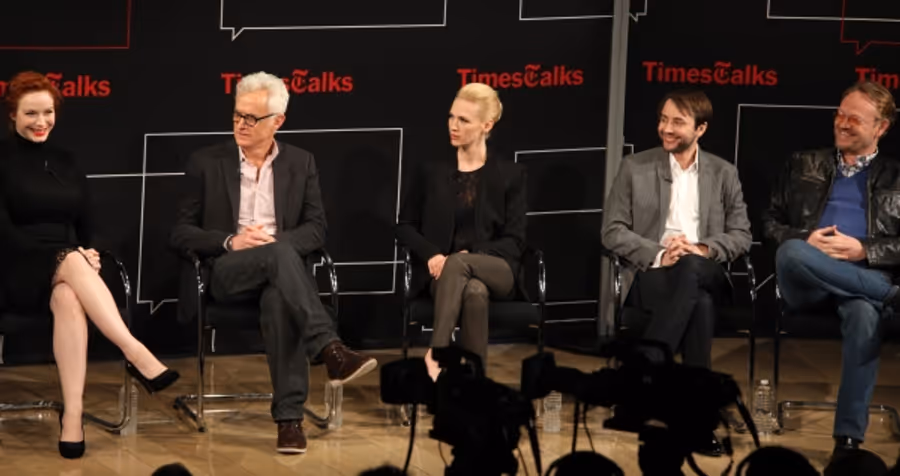 Photo Coverage: TimesTalks - A Conversation with MAD MEN Image