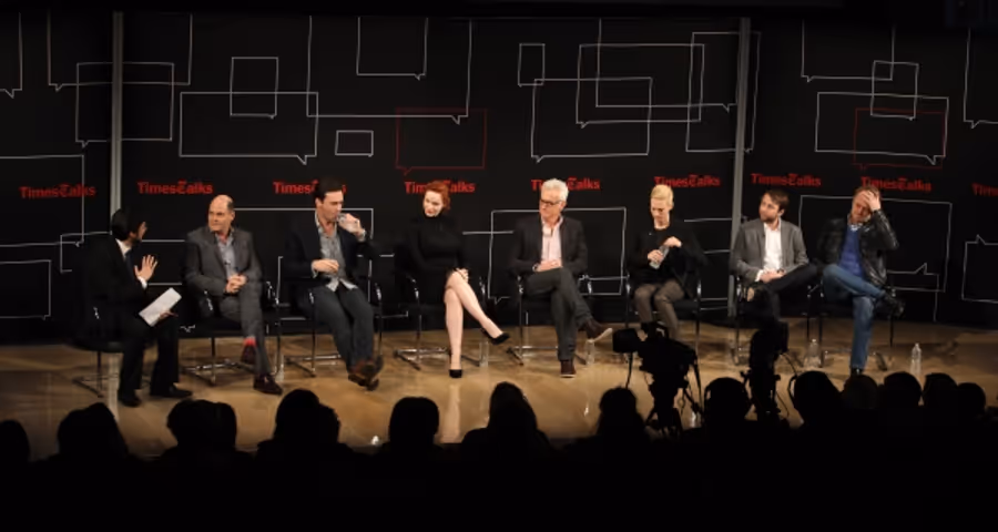 Photo Coverage: TimesTalks - A Conversation with MAD MEN Image