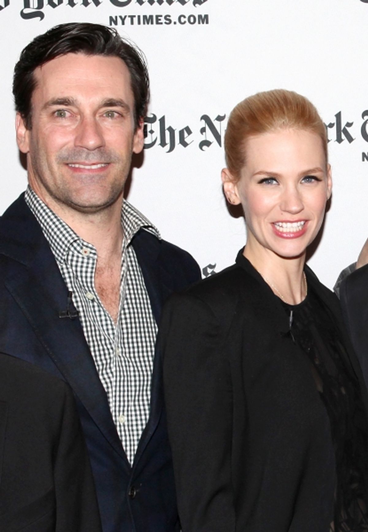  Jon Hamm, January Jones at 