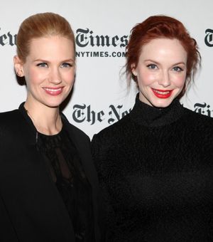 January Jones & Christina Hendricks  Photo