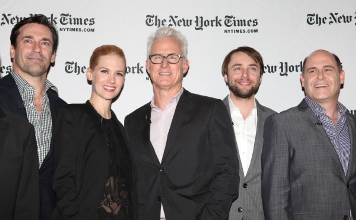 Jon Hamm, January Jones, John Slattery, Vinceny Kartheiser & Matthew Weiner  at 