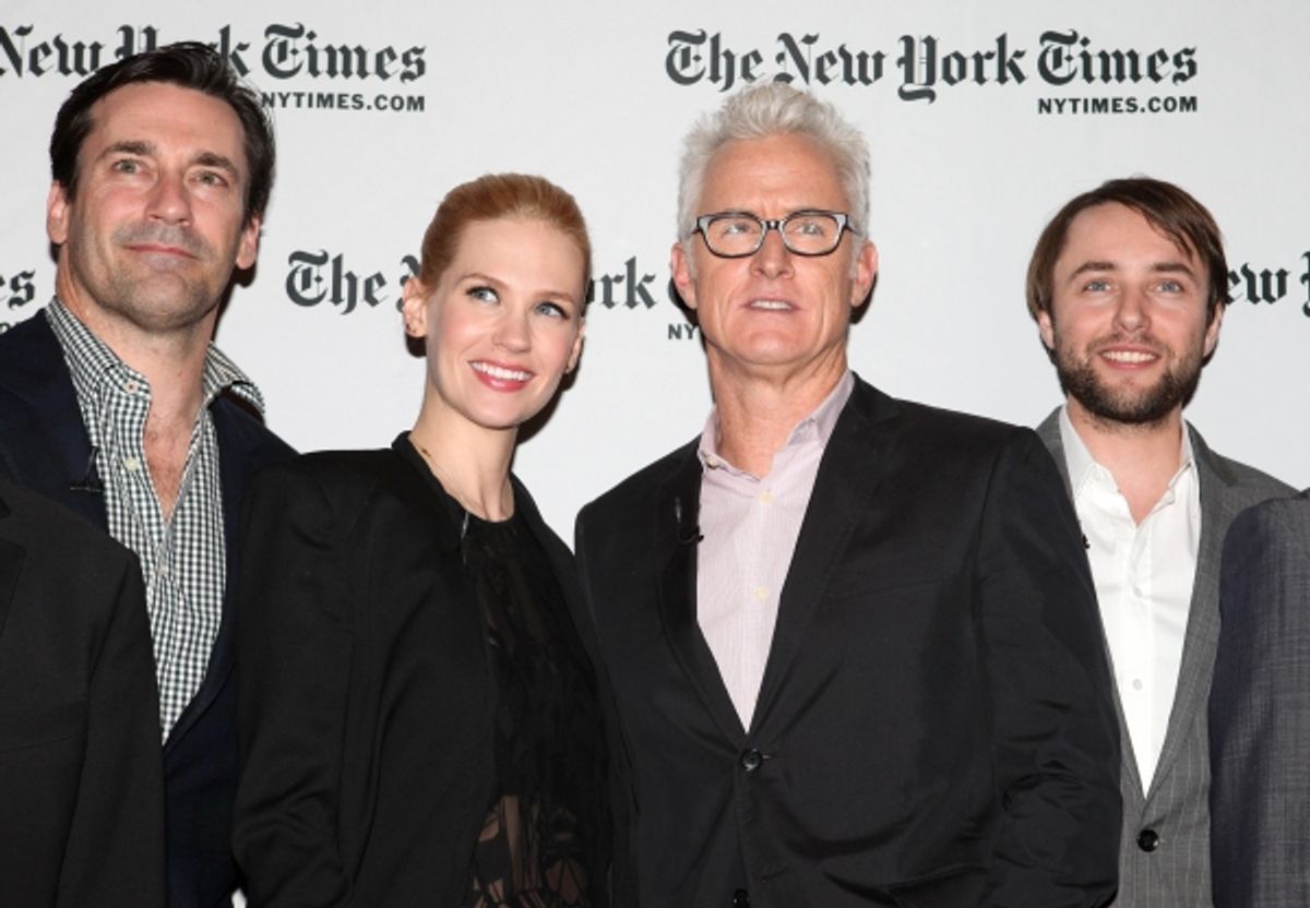 Jon Hamm, January Jones, John Slattery, Vinceny Kartheiser  at 