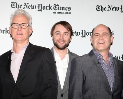 John Slattery, Vincent Kartheiser & Matthew Weiner Photo