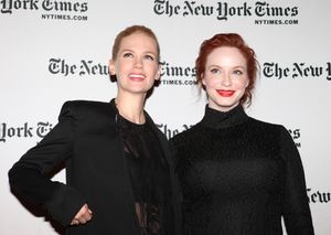 January Jones & Christina Hendricks @ BroadwayWorld January Jones & Christina Hendricks Photo