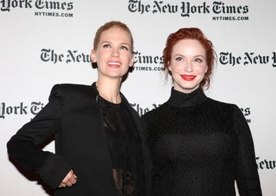 January Jones & Christina Hendricks Photo