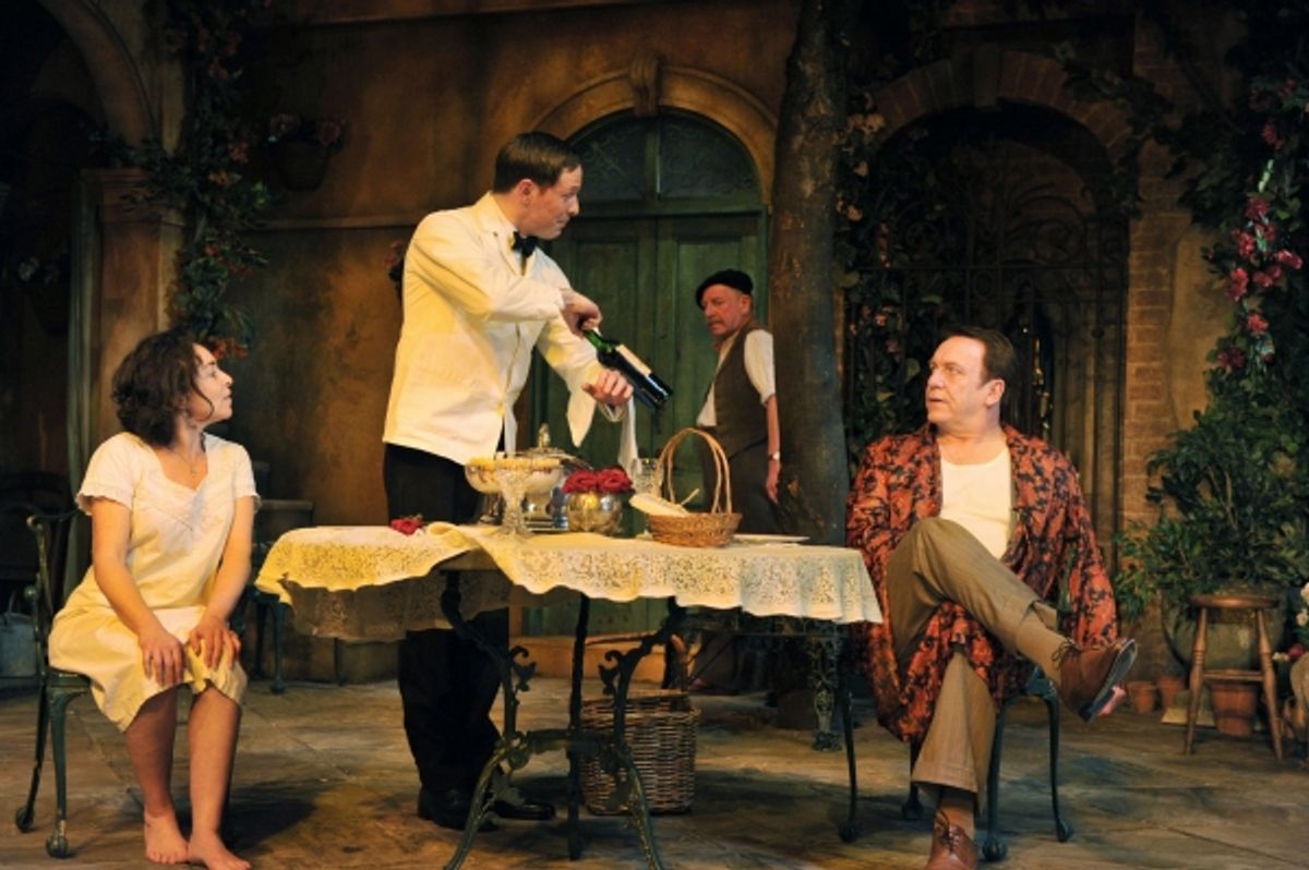 Samantha Spiro, Edmund Wiseman, Geoffrey Freshwater, and Clive Wood at 