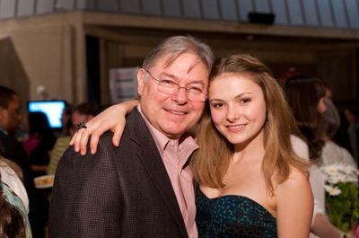 Bill Schreiner with daughter June Schreiner Photo
