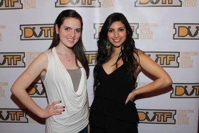 A Train Actors Ariel Seidman-Wright and Constanza Palavecino Photo