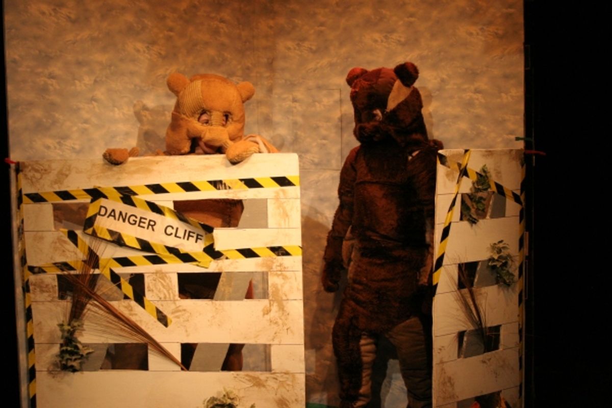 Julius (James Sygrove)  and Ludovic (Dan Frost) at 