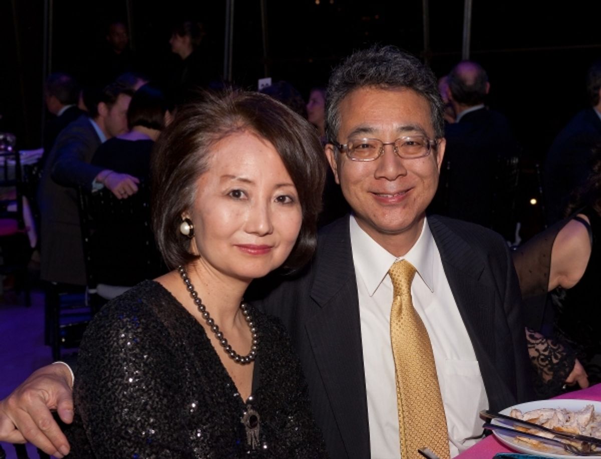 Japanese Ambassador Shigeyuki Hiroki, the Consul General of Japan in New York, with Mrs. Hiroki at 