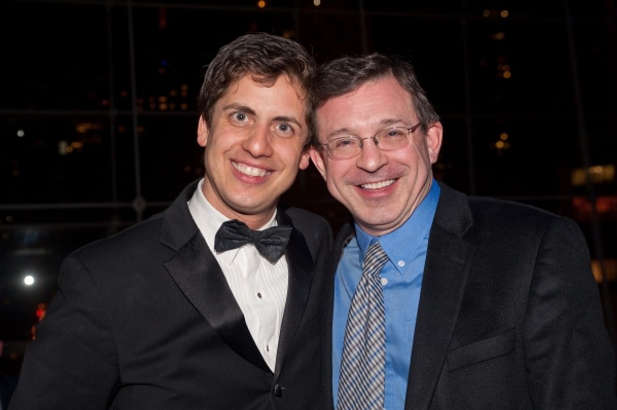 YPC Artistic Director/Founder Francisco J. NÃºÃ±ez with fellow composer William Cabaniss at 