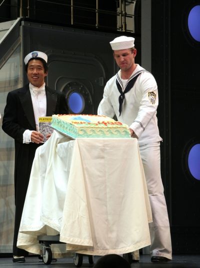 Raymond J. Lee, Ward Billeisen & The Cake Photo