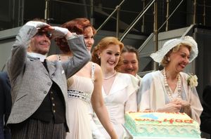 Joel Grey, Stephanie J. Block, Erin Mackey, Robert Petkoff, Julie Halston & Company Photo