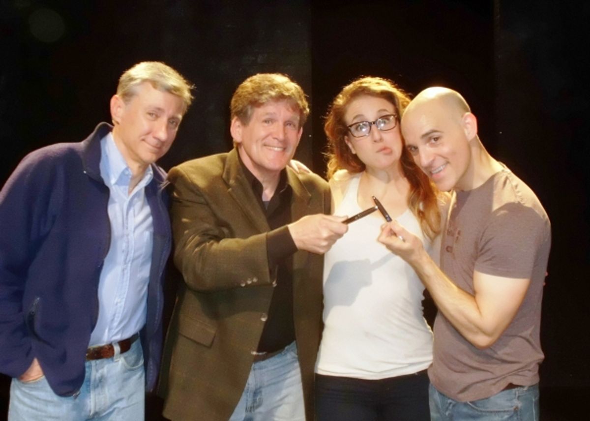David Garrison, Anthony Heald, Jenn Harris and Harry Bouvy at 