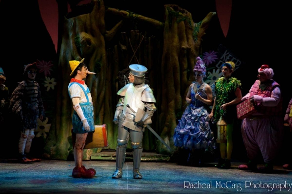 Pinocchio (Luke Yellin) and the Fairy Tale Creatures at 