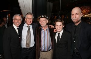 Director Michael Arabian with cast members Barry McGovern, Alan Mandell, LJ Benet and Hugo Armstrong
@ BroadwayWorld Director Michael Arabian with cast members Barry McGovern, Alan Mandell, LJ Benet and Photo