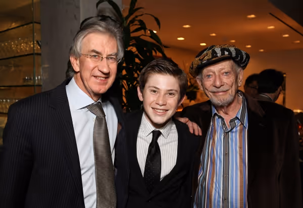 Cast members Barry McGovern, LJ Benet and Alan Mandell
 Photo