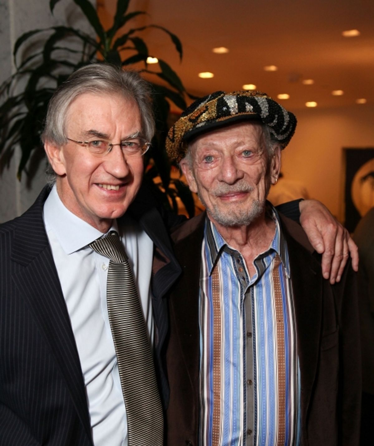 Cast members Barry McGovern and Alan Mandell
 at 