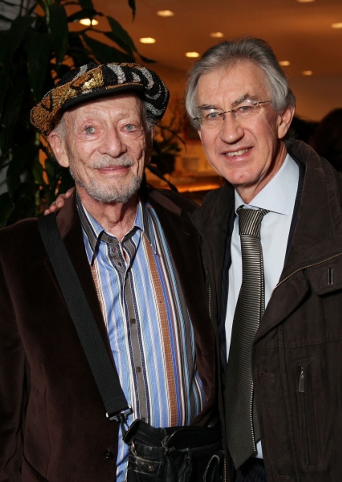 Cast members Barry McGovern and Alan Mandell
 at 