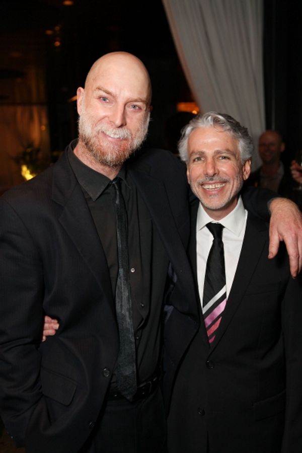 Cast member Hugo Armstrong and Director Michael Arabian
 Photo