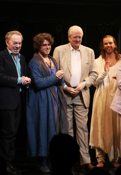 Andrew Lloyd Webber & Tim Rice with Josh Young & Paul Nolan  Photo