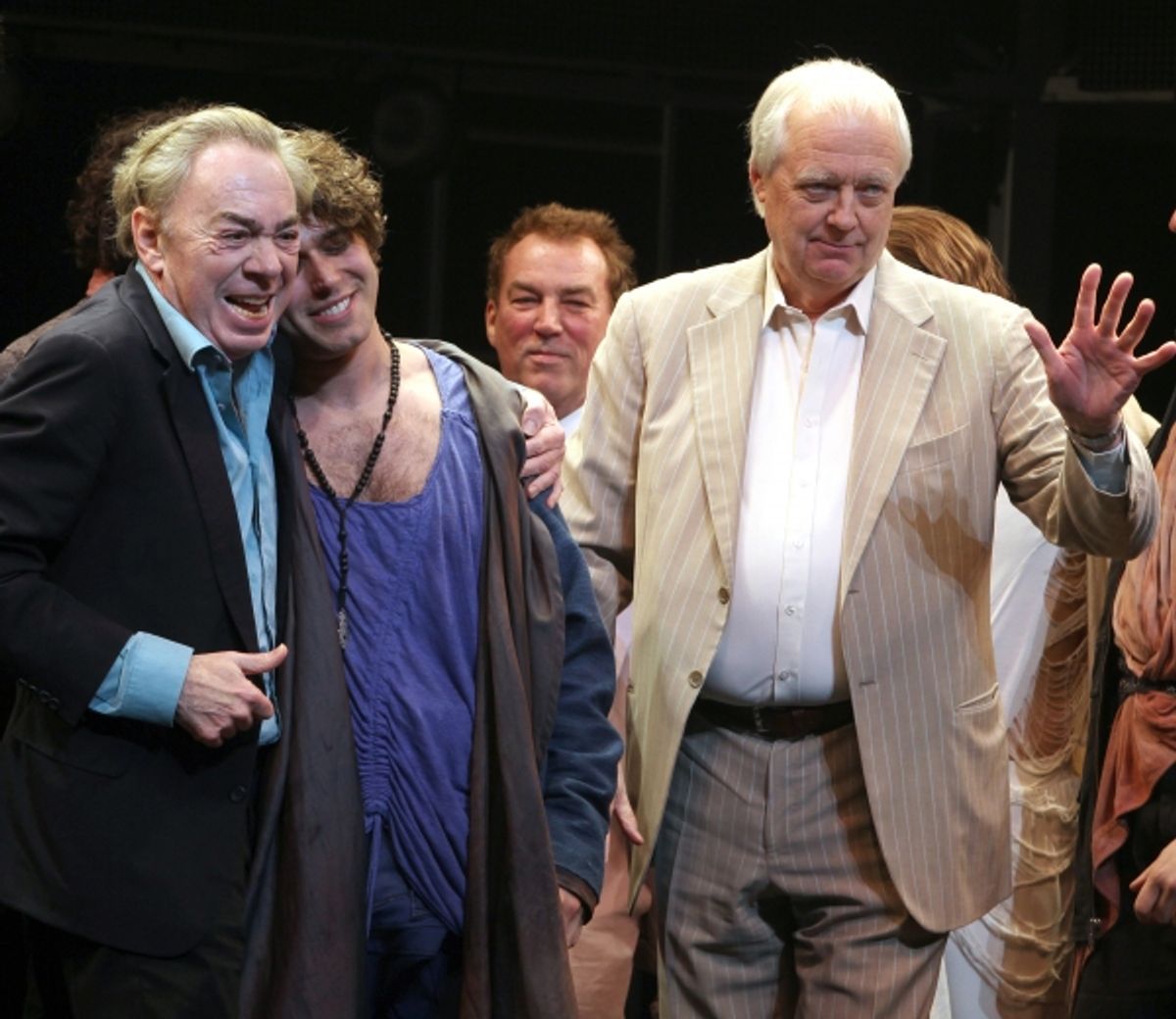 Andrew Lloyd Webber & Tim Rice with Josh Young at 