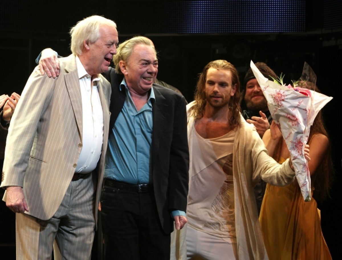 Andrew Lloyd Webber & Tim Rice with Paul Nolan at 