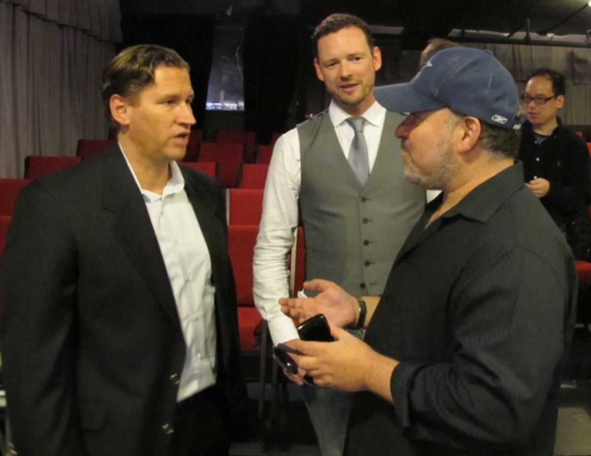Ken Mahoney, Barry Satchwell, Frank Wildhorn                                at 