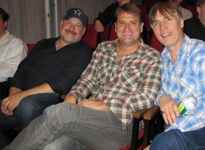 Frank Wildhorn, Jeff Calhoun, Corey Brunish                            Photo