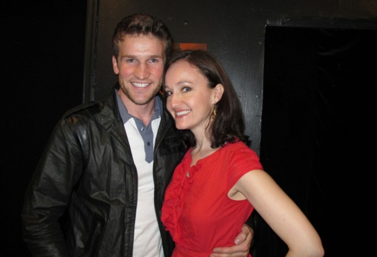 Claybourne Elder and Melissa van der Schyff                        at 