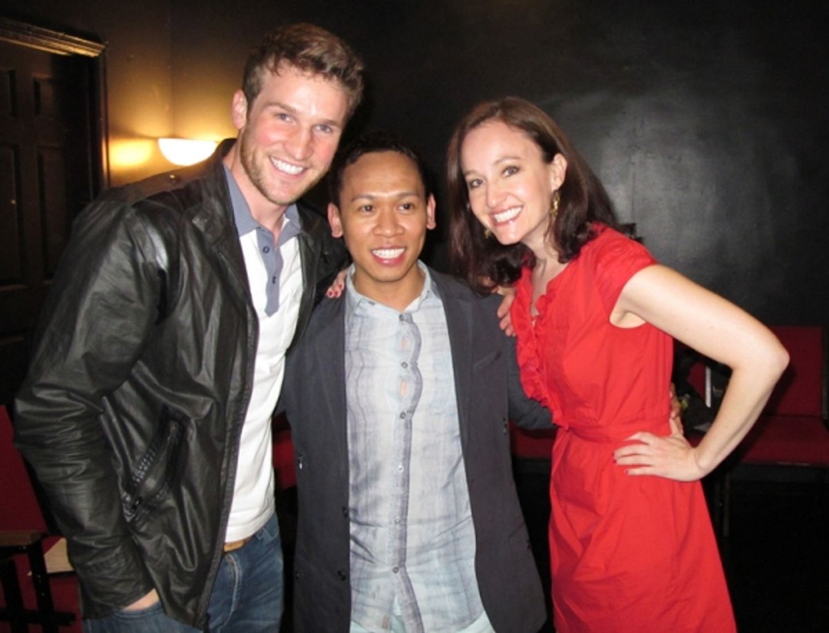 Claybourne Elder, Jhett Tolentino and Melissa van der Schyff at 