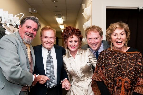 Gary Beach, Jerry Herman, Vicki Lewis, Andrew Kato, and Fran Weissler Photo