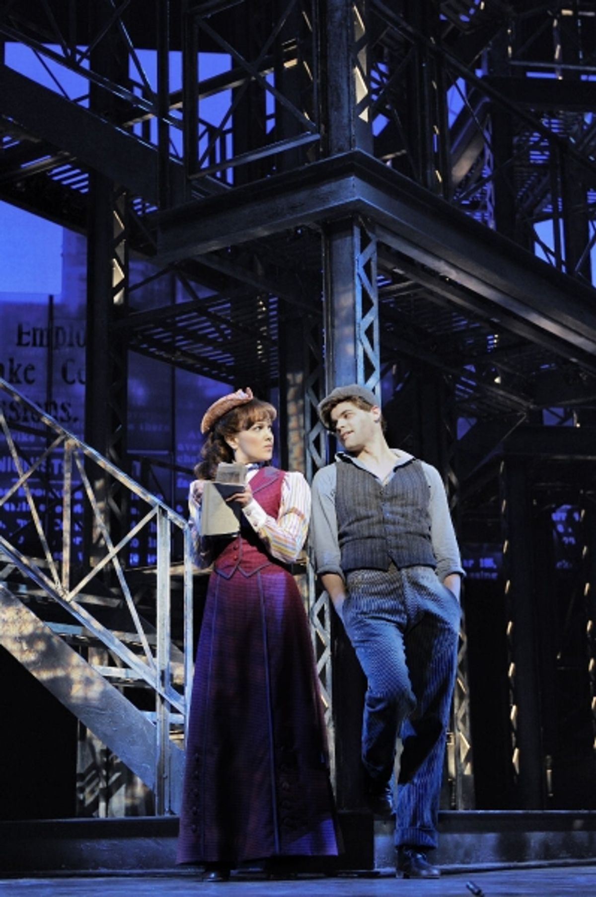Kara Lindsay and Jeremy Jordan at 