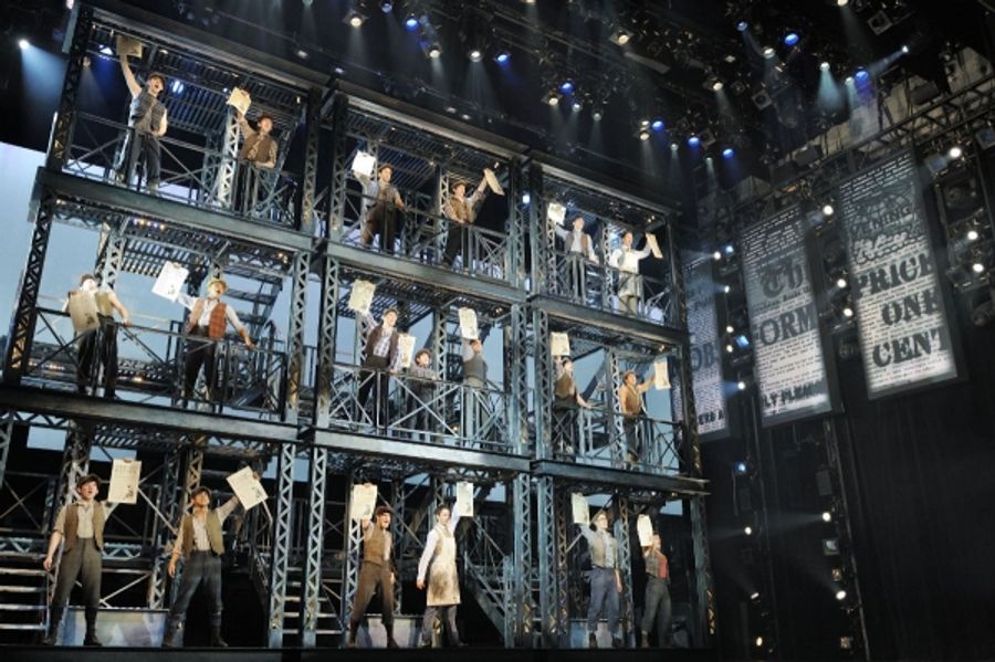 Photo Flash: EXTRA! EXTRA! First Look at NEWSIES on Broadway! Image
