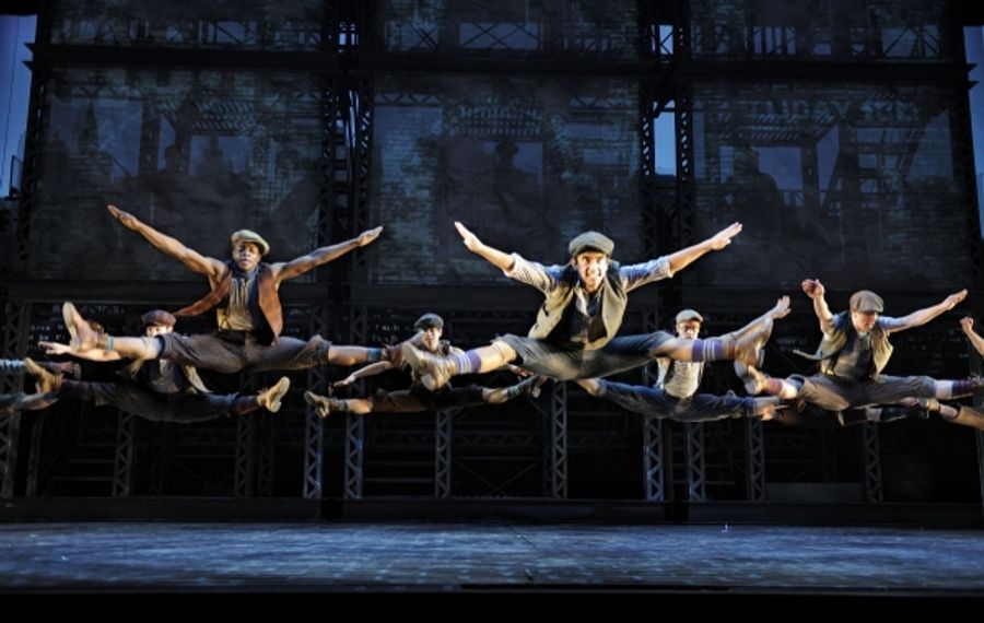 Photo Flash: EXTRA! EXTRA! First Look at NEWSIES on Broadway! Image