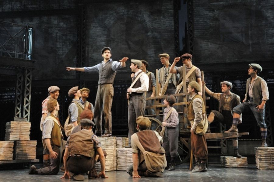 Photo Flash: EXTRA! EXTRA! First Look at NEWSIES on Broadway! Image