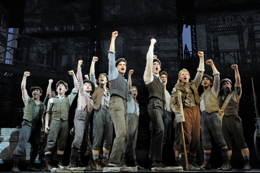 Photo Flash: EXTRA! EXTRA! First Look at NEWSIES on Broadway! Image