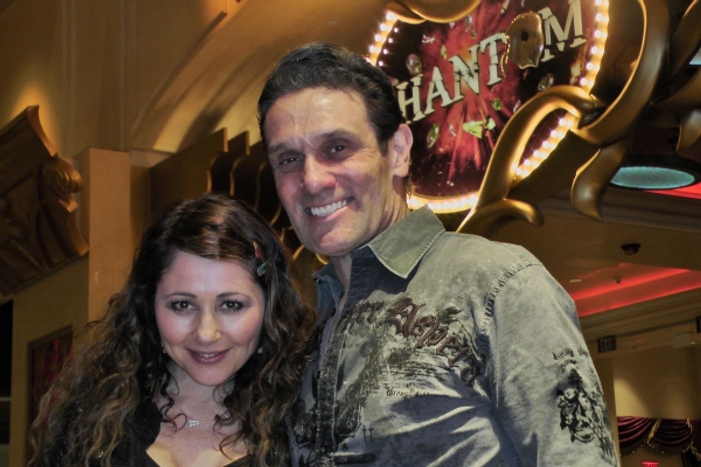 Photo Flash: Frances Ruffelle Visits Vegas PHANTOM!  Image