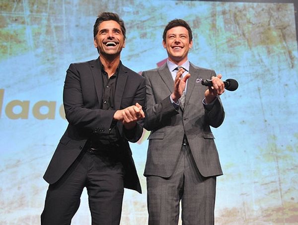 John Stamos and Cory Monteith Photo