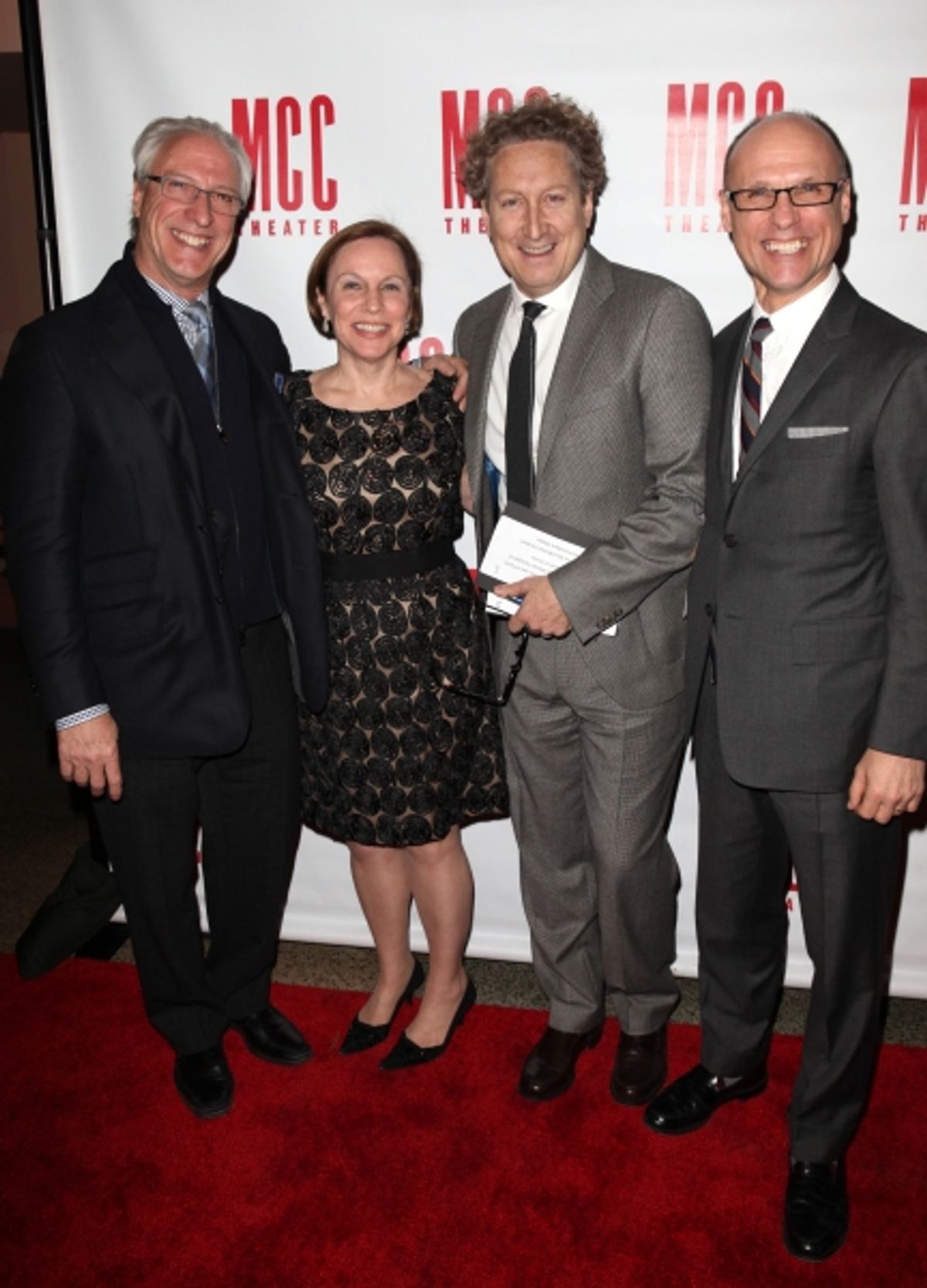 Robert Lupone, Guest, Bernie Telsey & Will Cantler at 