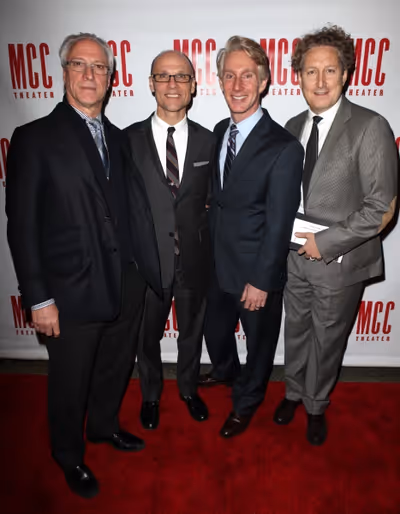 Robert Lupone, Will Cantler, Blake West & Bernie Telsey  Photo